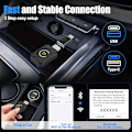 Miniatyrbild 4 av 5: Trådlös CarPlay-adapter 2025, för CarPlay och Android Auto, Plug-and-Play