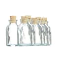 10 mini glassflasker 6 cm med kork