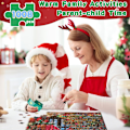 Miniatyrbild 5 av 5: Adventskalender 2025 Pussel 1008 Bitar Pussel 24 Dagar Julnedräkningskalendrar för Barn Vuxna A