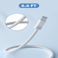 Miniatyrbild 4 av 5: USB-C till MagSafe 3-kabel för MacBook Pro och Air Nylon 2m 140W Silver