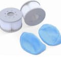 Miniatyrbild 5 av 7: 4-pack säkerhetsnät kompatibla med Mspa Spa-filter, endast nät C-maskpåse