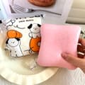 Långsamt stigande Squishy Brödset, Smörformade Stressbollar, Fidget Sensoriska Leksaker för Lugnande, ADHD Lindringspresent, Partyfavorit, Julklapp Pink and White