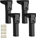 Vikbara möbelben – Set om 4 – Möbelstödben – Hopfällbara – Metall – Halkfria & Hållbara – Justerbara – Lämpliga för soffor, sängar & bord