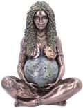Nemesis Now Ethereal Moder Jord Gaia Konststaty Figur, Polyresin, Brons, 30cm