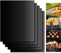 10-pack Grillmatta, Ugnsmatta, Bakmatta - Non Stick - 40x33 Svart