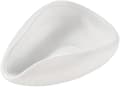 Keramisk kaffeskopa & temått - 10x7,5 cm vit porslinsdosering för kaffebönor & löst te