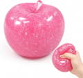 Rosa Slushy Äpple Squishy, Slushy Fidget-verktyg för skrivbordsdekoration