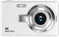 4K digitalkamera silver med 64 GB-kort och OTG-adapter