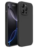 iPhone 16 Pro Matt Svart Skal - Med Kameraskydd