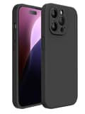 iPhone 16 Pro Matt Svart Skal - Med Kameraskydd