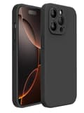 iPhone 16 Pro Matt Svart Skal - Med Kameraskydd