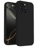 iPhone 16 Pro Matt Svart Skal - Med Kameraskydd