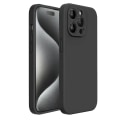 Miniatyrbillede 1 af 2: iPhone 15 Pro matsort cover - med kamerabeskyttelse