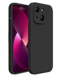 iPhone 13 Mini Skal - Matt Svart med Kameraskydd | Slitstarkt och Stilrent Skydd