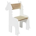 Miniatyrbillede 1 af 6: Home Deco Kids HD7477 Børnesofa Enhjørning Hvid og beige Træ H60 x 33 x 41 cm vit och beige