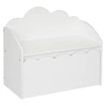 Miniatyrbillede 1 af 3: Banc & Coffre de Rangement "Douceur" 60cm Hvid Vit