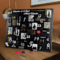 Miniatyrbillede 3 af 4: Julekalender - Gloss - 24 dele - Sort og hvid - Til kvinder - Fra 16 år Svartvitt
