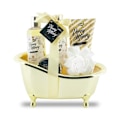 Miniatyrbillede 1 af 4: Badekappe - Verry Merry - Gylden badekar - Vanilje - Duschgel 265ml - Bade-salt 80g