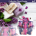Miniatyrbild 4 av 4: Coffret vård - GLOSS - Floral Fusion - Lilja & fresia - Badsalt - Kroppssmör - Duschgel