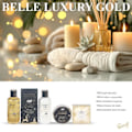 Pikkukuva 3 / 4: Kylpysetti - Body Luxurious Gold - Suihkusaippua 160ml - Kehokosteusvoide 160ml - Kuorinta 60ml GULD