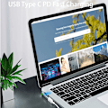 Miniatyrbild 8 av 9: Snabbladdningskabel USB Typ-C till Magsafe 1 2 för Magsafe 2 T for Magsafe 2 T