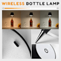 Miniatyrbild 3 av 4: Trådlös LED-flasklampa för vin (vit) Vit Vitt Vitt
