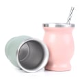 Miniatyrbild 2 av 8: Yerba Mate Kopp 304 Rostfritt Stål 237ml Argentinsk Yerba Mate Pink