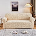 Miniatyrbild 1 av 5: Stretchiga sofföverdrag, heltäckande elastiska sofföverdrag, mjuka sofföverdrag, för fåtöljer, 3-sits