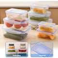Miniatyrbild 6 av 7: 16-delars Tupperware Fresh Food med Lock (8 Behållare, 8 Lock) Matlåda för Skafferi