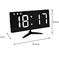 Miniatyrbild 3 av 5: Elektronisk LED-klocka, Smart Digital Bordsklocka (Grön)