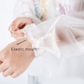 Miniatyrbild 10 av 10: EVA Lättvikts Regnjacka för Vuxna Transparent Förtjockad Regnrock med Huva Unisex Lila Purple Fascicular Orifice