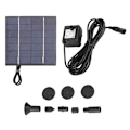 Miniatyrbild 2 av 5: Solcellsdriven Dränkbar Vattenpump för Damm Pool Fontän Kit - 14W Panel