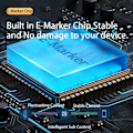 Miniatyrbild 4 av 9: Snabbladdningskabel USB Typ-C till Magsafe 1 2 för Magsafe 2 T for Magsafe 2 T