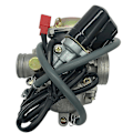 Miniatyrbild 2 av 5: Carburetor for Gy6 125cc 150cc 4 Stroke Engine Scooters Atv Silver