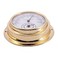 Miniatyrbild 2 av 5: Termometer Hygrometer Barometer Klockor Klocka 2 Komplett Set Väderstation Mätare Gold