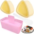 Miniatyrbild 1 av 5: Onigiri Form, 3-pack Risform Musubi Maker Kit, Musubi Pressform, Klassisk Triangel Risbollsform Maker Sushiform för Barn Lunch Bento, Hem DIY