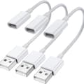 Pikkukuva 1 / 7: USB C naaras-USB urossovitin (3 kpl:n pakkaus), Type C–USB A