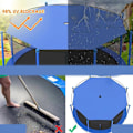 Miniatyrbild 3 av 5: Trampolin solskydd - Utomhus trampolin tak - Trampolin skyddande överdrag solskydd - Sol- och regnskydd för trampolin