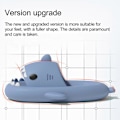 Miniatyrbild 4 av 4: Haj Slides Barn Vuxen Kvinnor Män Hajtofflor - Cloud Shark Slide Strand Sandaler Unisex Kudde Hemma Jultomte, 100% Ny gul 38-39 yellow