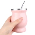Miniatyrbild 8 av 8: Yerba Mate Kopp 304 Rostfritt Stål 237ml Argentinsk Yerba Mate Black