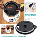 Miniatyrbild 3 av 4: 400ML Elektrisk Själv-Omrörande Kaffemugg (Vit), Automatisk Magnetisk Mugg i Rostfritt Stål, Själv-Blandande Kopp för Kaffe Te Varm Choklad Mjölk Kakao Protein