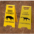Miniatyrbild 4 av 5: Kattkräks Skylt, Hundkräks Skylt - 3D-tryckt Varning Kräks Skylt, 4 Tums Katt/Hund Kräks Skylt, Rolig Katt Skylt Dekoration Dog