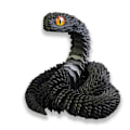 Miniatyrbild 1 av 5: Årets Orm Tryckt Orm Leksaker Tryckt Ledat Flexibla Leksaker Tryckt Djur Utsökt Söt Husdjursleksaker Vuxenleksaker E 60cm