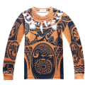 Miniatyrbild 2 av 6: Moana Maui Cosplay-kostym med långärmad T-shirt för pojkar 110