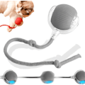 Miniatyrbild 1 av 7: 2024 Ny Interaktiv Rullande Hundboll, Självrullande Hundboll Interaktiva Katt Leksaker, 360° Smart Automatisk Rullande Boll Leksak Elektriska Hundbollar Grey