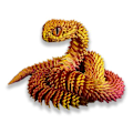 Miniatyrbild 1 av 5: Årets Orm Tryckt Orm Leksaker Tryckt Ledat Flexibla Leksaker Tryckt Djur Utsökt Söt Husdjursleksaker Vuxenleksaker A 60cm