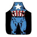 Miniatyrbild 1 av 2: Superhjälte Förkläde med Ficka Matlagning Kök Kock Grill BBQ Captain America 54x72cm