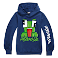 Miniatyrbild 1 av 3: UNSPEAKABL Barn Pojkar Tryck Hoodie Sweatshirt Topp Navy Blue 140cm