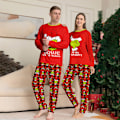 Miniatyrbild 3 av 4: Grinch julpyjamas familjematchande sovkläder vuxna nattkläder Dad 4XL