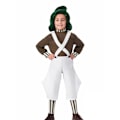Miniatyrbild 2 av 4: Willy Wonka Oompa Loompa Cosplay Kostym Halloween Maskeraddräkt Barn Pojkar Kläder #1-Oparenpa People M